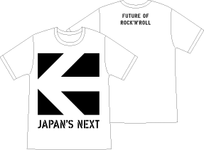 JAPAN'S NEXT Tシャツ 白/S・M・L